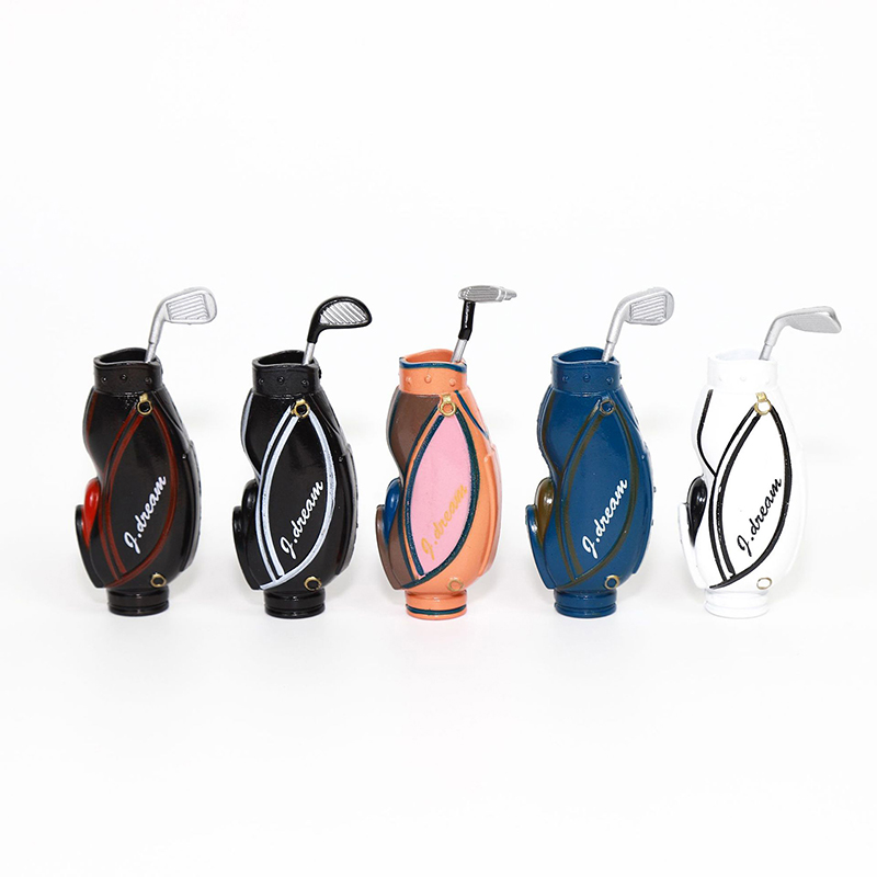 Golf Equipment Bag - ● ミニゴルフクラブバッグ付きモデルドールハウス装飾用ドールハウスミニチュアアクセサリーミニチュアシーンモデルマイクロランドスケープ