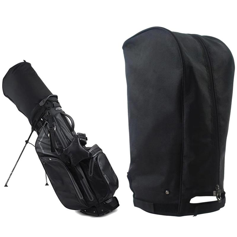 Golf Equipment Bag - ポータブル防水ゴルフバッグレインカバー防塵レインフードプロテクタースタンド＆キャリーカートゴルフバッグ用