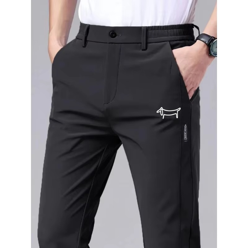 Golf Equipment And Accessories - 春のメンズゴルフウェアビジネスレジャー弾性ゴルフパンツファッショナブルなメンズゴルフロングパンツ高級ブランドメンズゴルフウェア