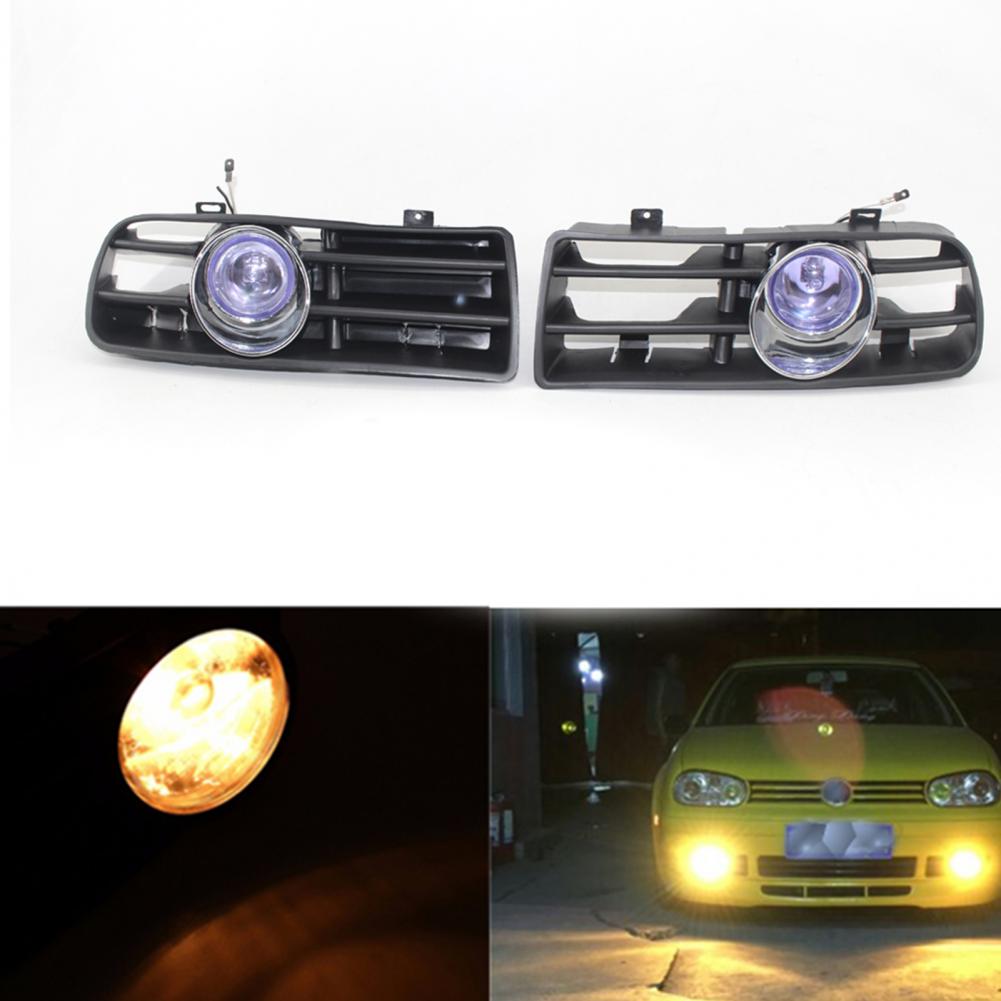 Golf Equipment And Accessories - 3ピース/セットフォグランプ車グリルフロントキット1J0853665B 1J0853666B vw/ゴルフ4 98-05車アクセサリー