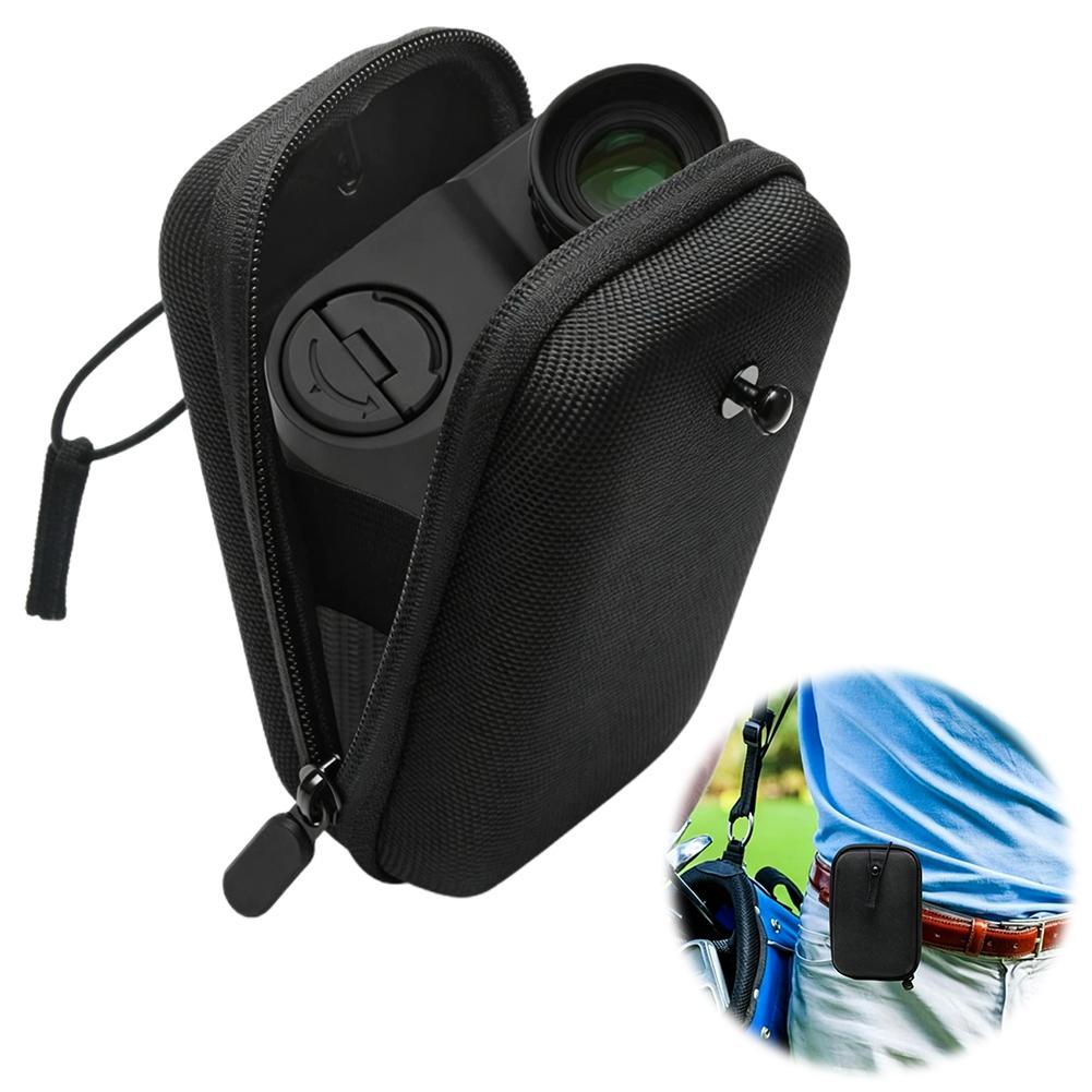 Golf Equipment Bag - EVA ハードレンジファインダーケース保護キャリングバッグユニバーサル収納ポーチゴルフハンティングレーザー望遠鏡ミニレンジファインダー用