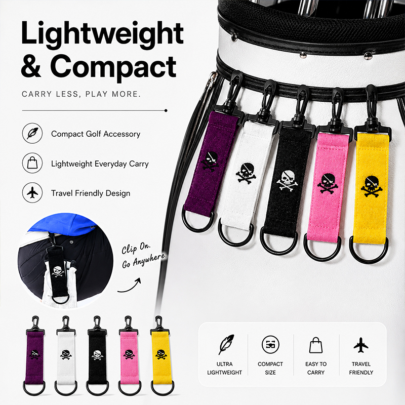 3個入りゴルフグローブホルダークリップ、フック＆ループファス - Golf Glove Cadet のレビューと価格