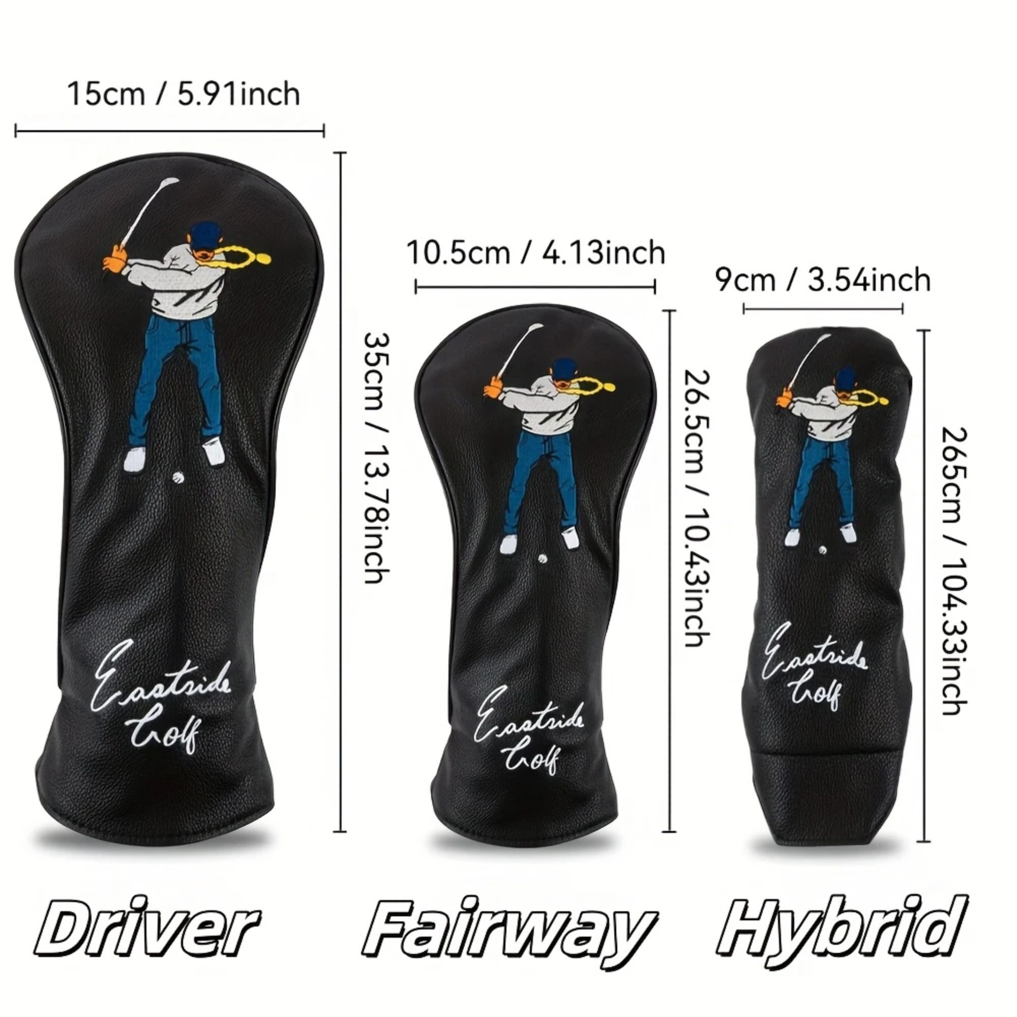 ゴルフクラブヘッドカバー、耐久性のある合成素材のドライバーカ - Golf Equipment Bag のレビューと価格