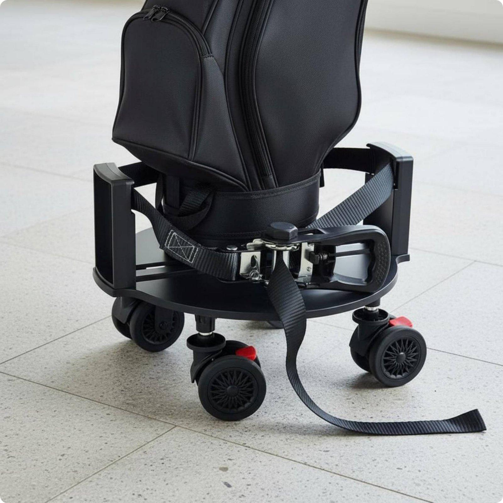 ポータブルゴルフ用品スタンド スイベルブレーキ ホイールベー - Golf Equipment Bag のレビューと価格
