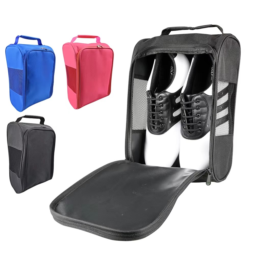 新しい手持ち式シューズキャリアバッグ 軽量オックスフォード布 - Golf Equipment Bag のレビューと価格