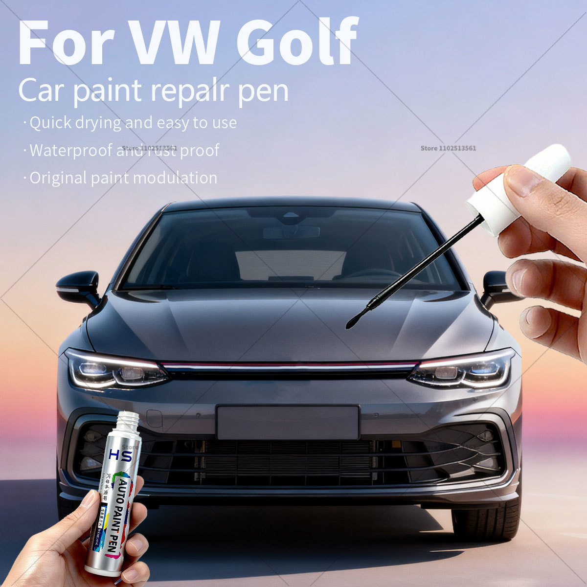車の塗装修復ペンタッチアップスクラッチリムーバー DIY 自 - Golf Equipment And Accessories のレビューと価格